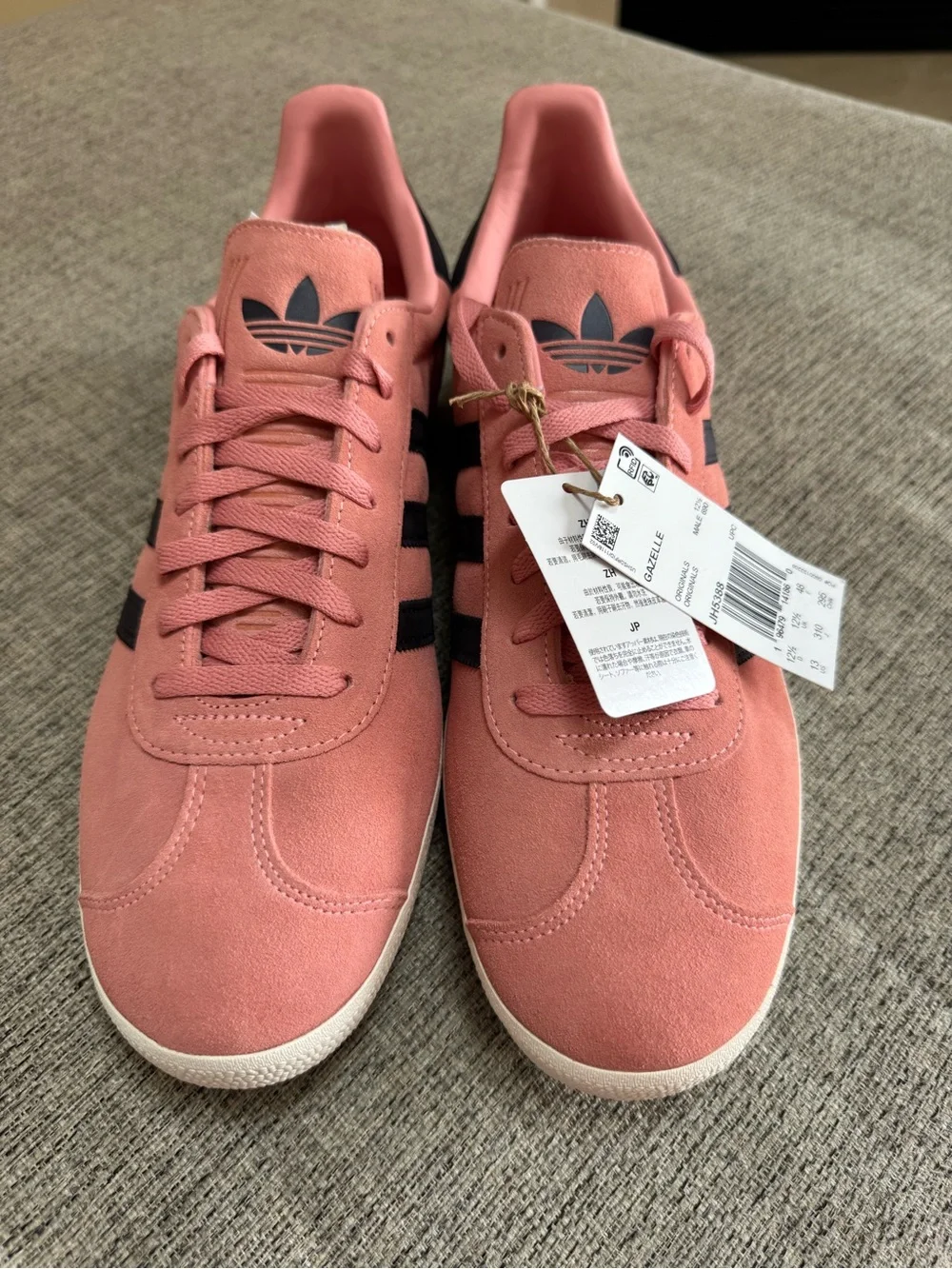 new Adidas Gazelle men’s Pink Suede Sneakers size 13